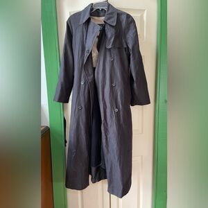 London Fog Black Trench Coat